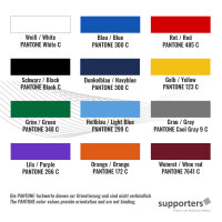 Plastic film flag two-tone 50 x70cm