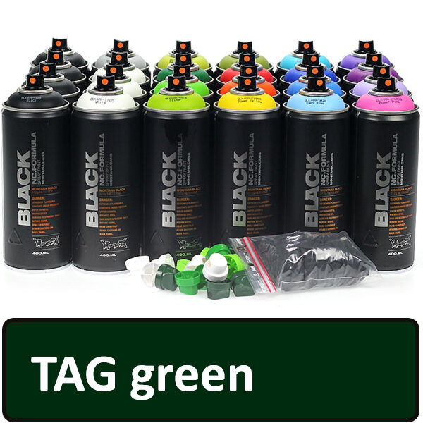 Spray paint tag green (6070) 400 ml