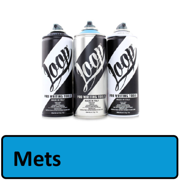 Spraydose Mets 400 ml - Loopcolors