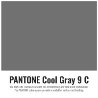 Polyester flag fabric premium fire retardant - 150cm 30m role - grey