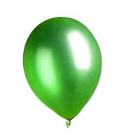 Balloon metallic 30 cm - green