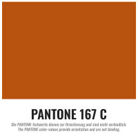 Lacquer film premium - dark orange - 1,3x30m