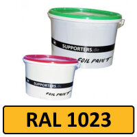 Foil color traffic yellow RAL 1023