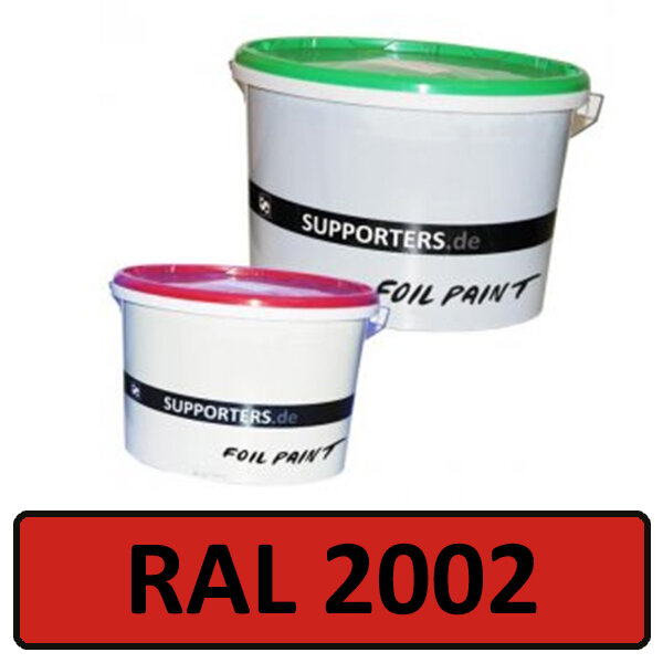 Foil color vermilion RAL 2002