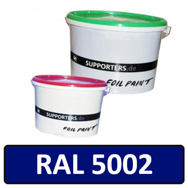 Foil color ultramarine blue RAL 5002