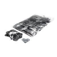 Slowfall confetti metallic heart 55mm - silver 1kg