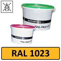 color foil traffic yellow RAL 1023 - flame retardant