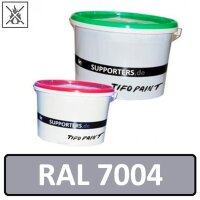 Polyester substance color signal grey RAL 7004 - flame retardant