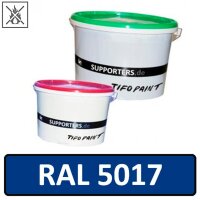 Nonwoven color traffic blue RAL 5017 - flame retardant