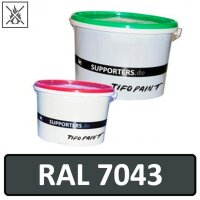 Nonwoven color traffic grey B RAL 7043 - flame retardant