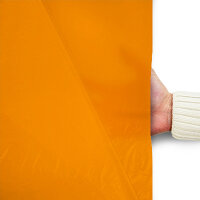 Plastic film seat covering roll flame retardant 0,75x200m - orange