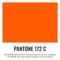 Plastic film seat covering roll flame retardant 0,75x200m - orange