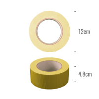 Standard Duct Tape Yellow 48mm x 50m - Panzertape