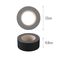 Premium duct tape 48mm x 50m - black