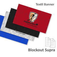 Textile banner - Blockout Supra 270g/m² - 2-sided print