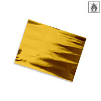Plastic film sheet metallic 90x75cm fire retardant - gold