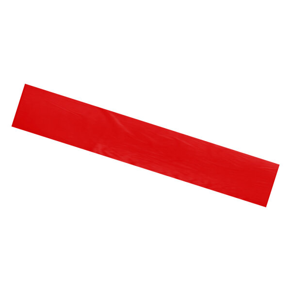 Plastic film scarf 150x25cm - red