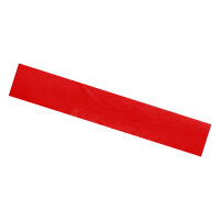Plastic film scarf 150x25cm - red
