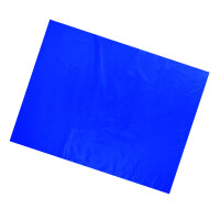 Plastic film sheet 50x75cm - blue