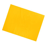 Plastic film sheet 50x75cm - yellow