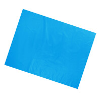 Plastic film sheet 50x75cm - light blue