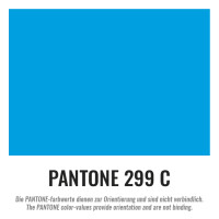 Plastic film sheet 50x75cm - light blue