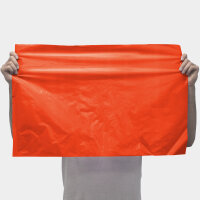 Plastic film sheet 50x75cm - orange