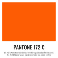 Plastic film sheet 50x75cm - orange