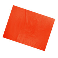 Plastic film sheet 50x75cm - orange