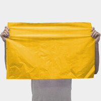 Plastic film sheet fire retardant 50x75cm - yellow
