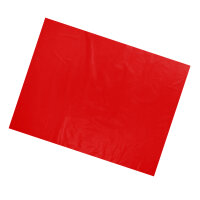 Plastic film sheet 75x90cm - red