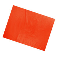 Plastic film sheet 75x90cm - orange