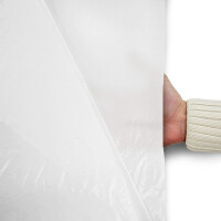 Plastic film vest standard 75x75cm - white