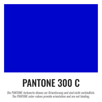 Plastic film vest standard 75x75cm - blue