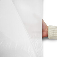 Plastic film vest standard fire retardant - 75x75cm - white