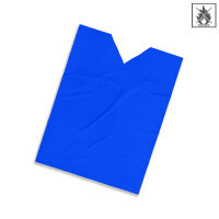 Plastic film vest standard fire retardant - 100x75cm - blue