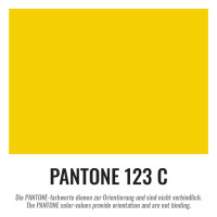 Plastic film vest standard fire retardant - 100x75cm - yellow