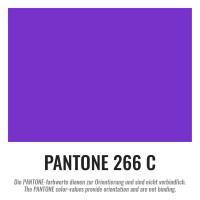 Plastic film hand banner fire retardant 75x90cm (upright format) - purple