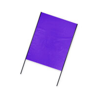 Plastic film hand banner 75x90cm (upright format) - purple