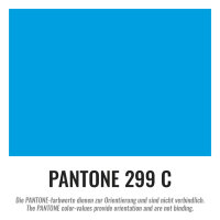 Plastic film scarf 150x50cm - light blue