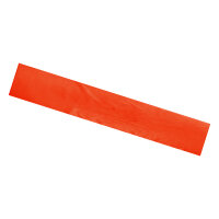 Plastic film scarf 150x50cm - orange