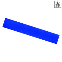 Plastic film scarf fire retardant 150x50cm - blue
