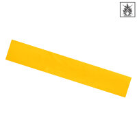 Plastic film scarf fire retardant 150x50cm - yellow