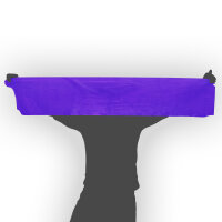 Plastic film scarf fire retardant 150x50cm - purple