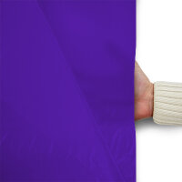 Plastic film hand banner fire retardant 90x75cm (horizontal format) - purple
