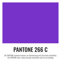 Plastic film hand banner fire retardant 90x75cm (horizontal format) - purple