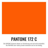 Plastic film sheet fire retardant 75x90cm - orange