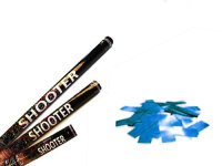 Confetti shooter metallic - blue XL - 100cm