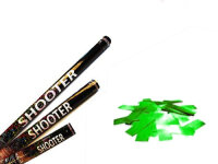 Confetti shooter metallic - green M - 30cm