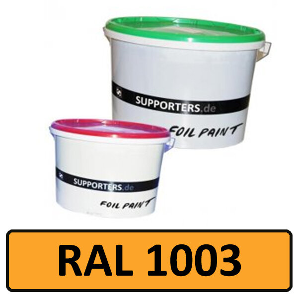 Foil color signal yellow RAL 1003 10 litre